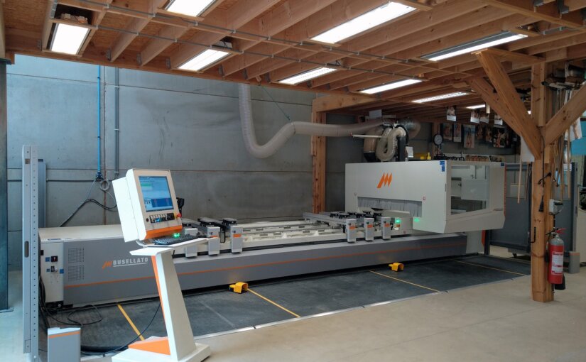 Busellato CNC bewerkingscentrum voor interieurbouwer- projectinrichter-afbeelding